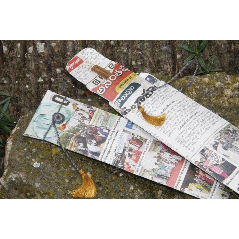 Incienso en sobre papel diario
