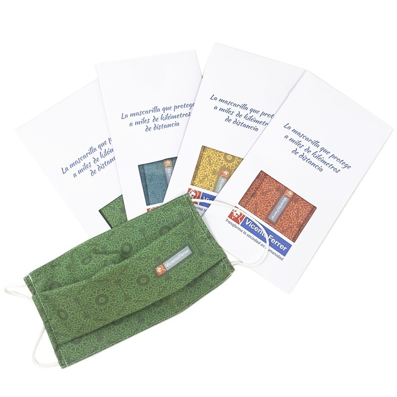 Pack 4 Mascarillas higiénicas doble capa