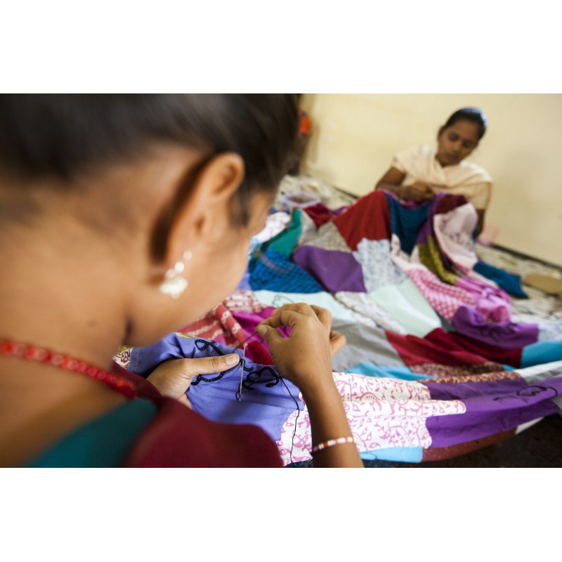 Broche mujer india
