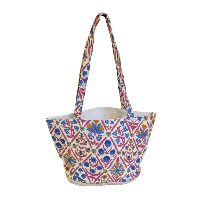 Bolso estampado yute