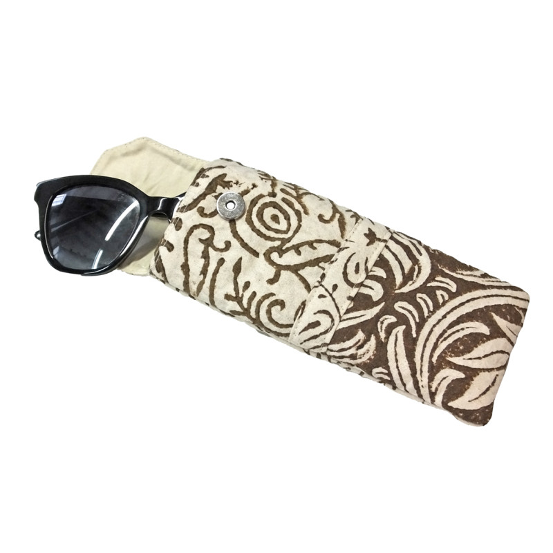 Funda de gafas botón