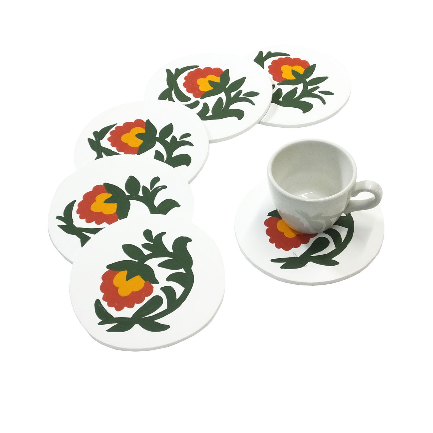 Set posavasos artesanales