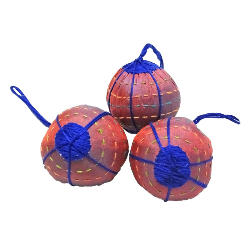 Bola bordada navidad