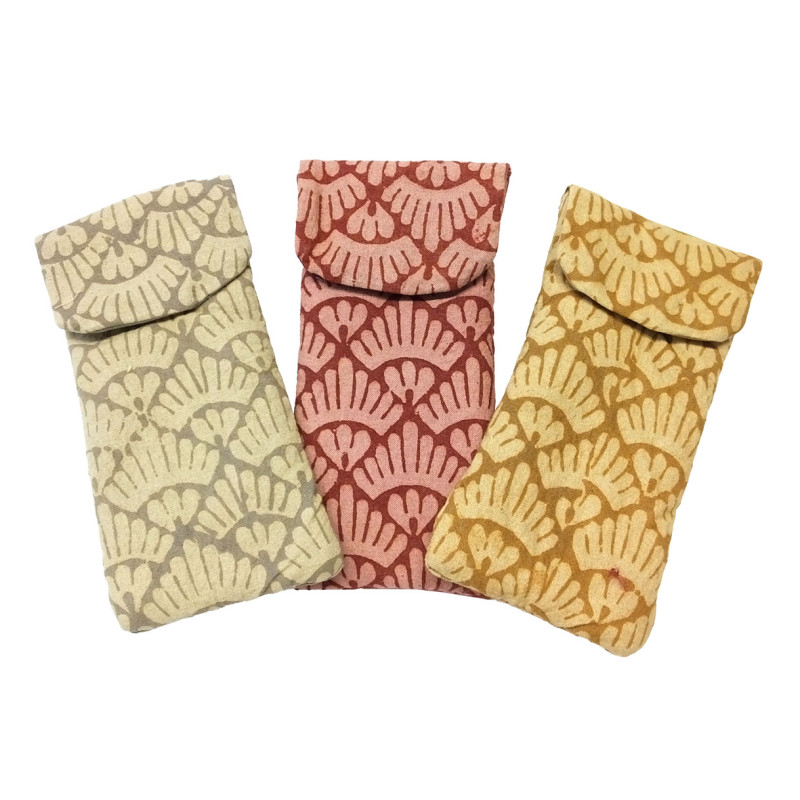 Funda de gafas Mandala
 Color-Rojo