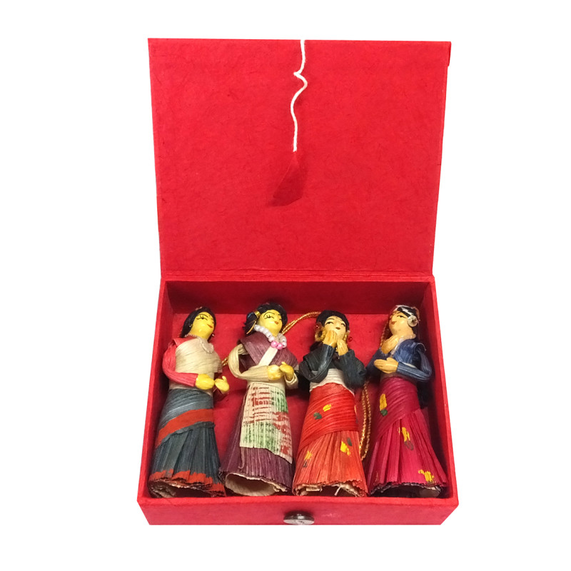 Caja mujer nepalí