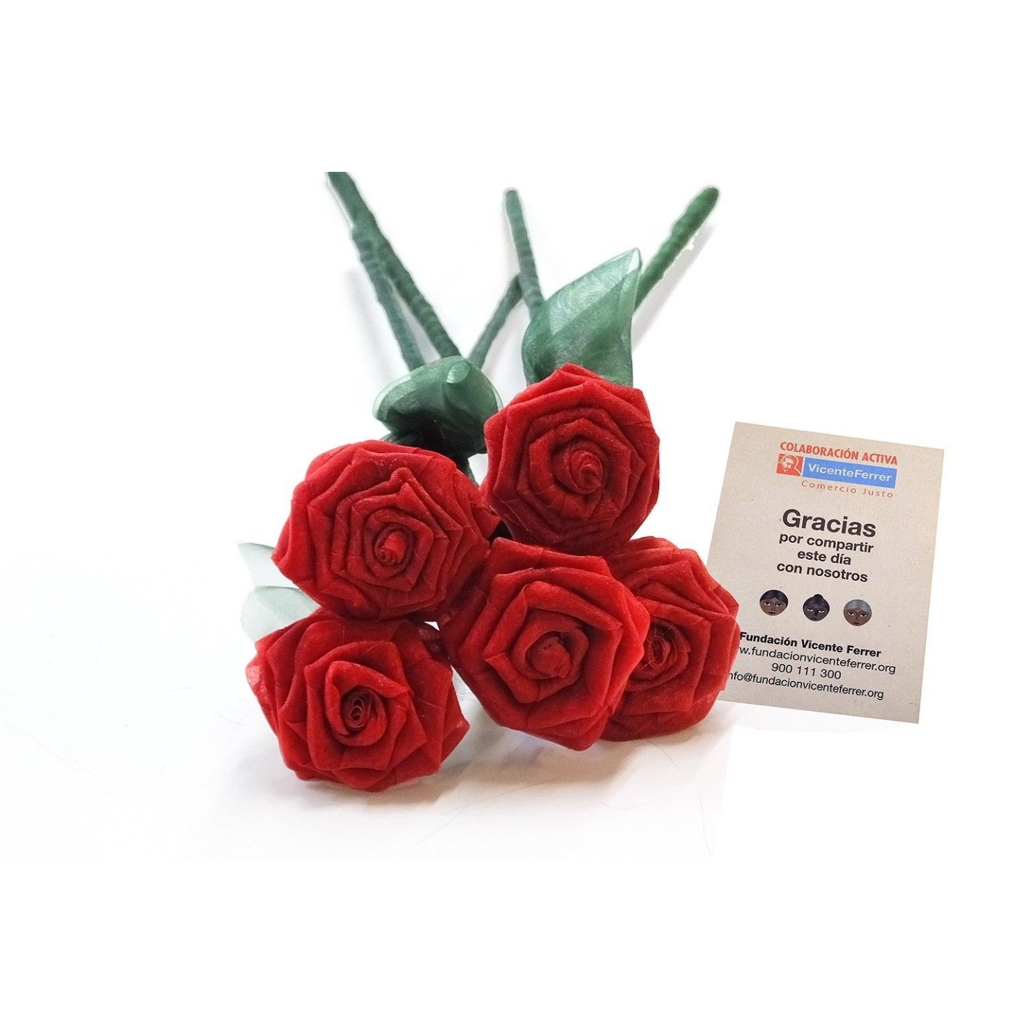 Rosas organza