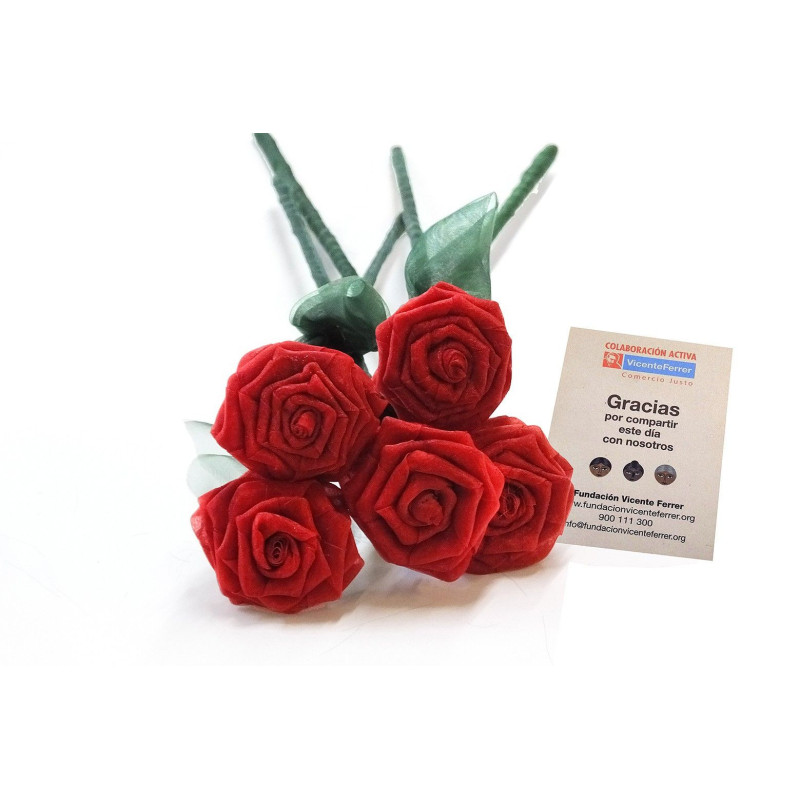 Rosas organza