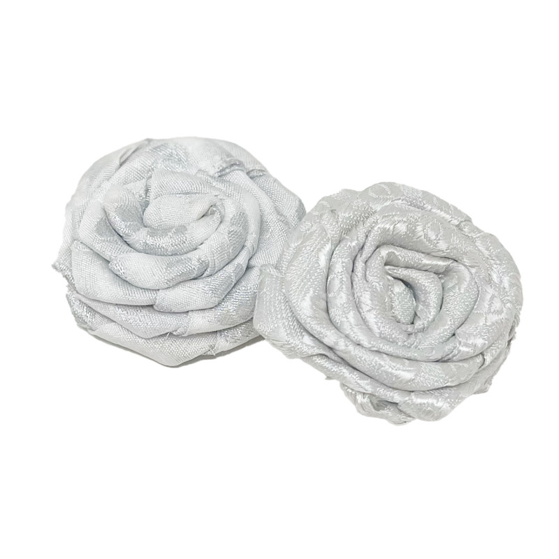 Broche rosas benares plata