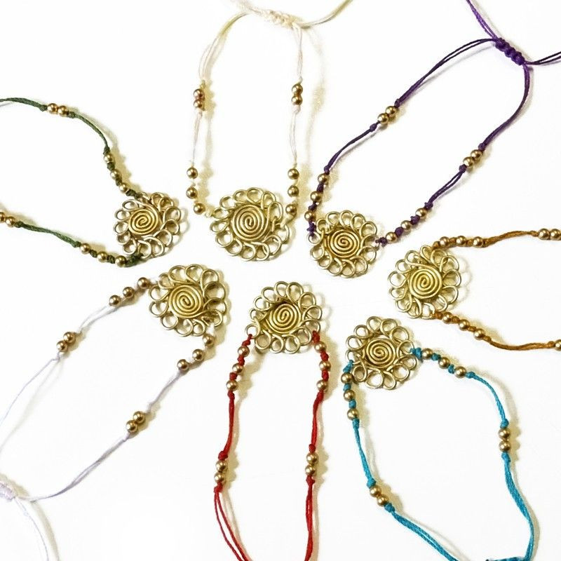 Pulseras para bodas solidarias hechas en india comercio justo