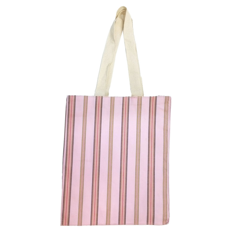 Bolso líneas rosa