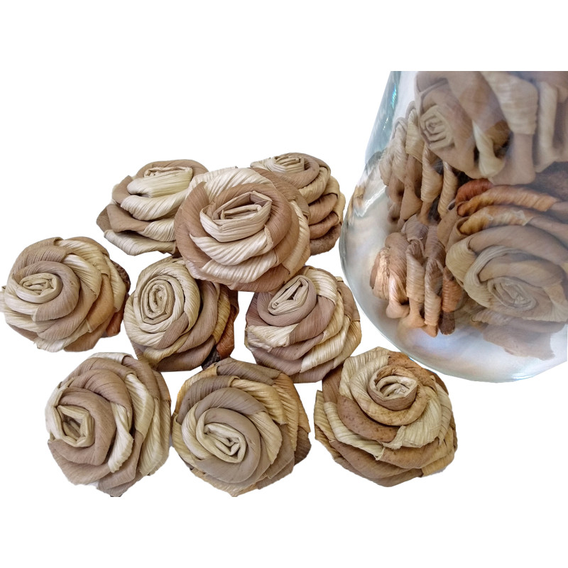 Broche rosa araconut