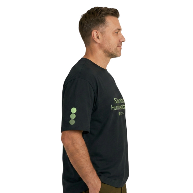 Camiseta hombre Siembra Humanidad negro