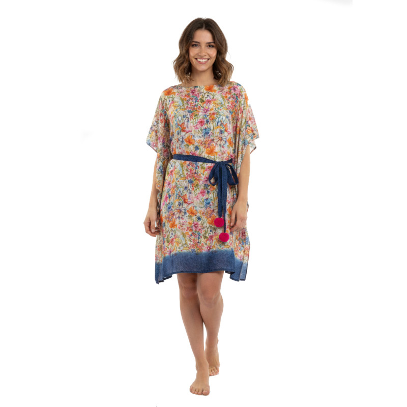 Vestido sari multicolor