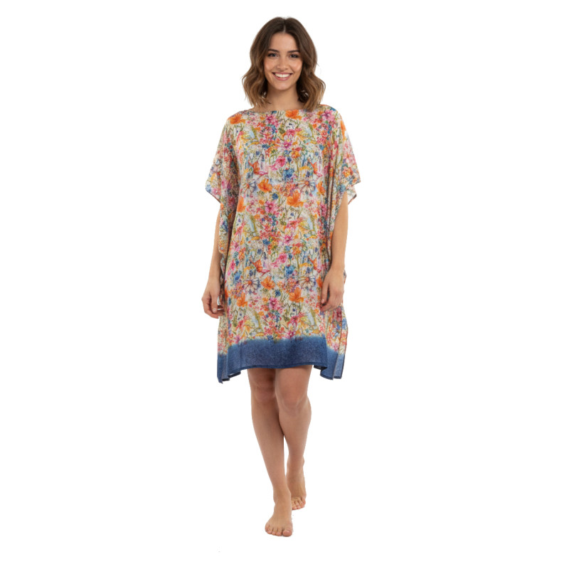 Vestido sari multicolor