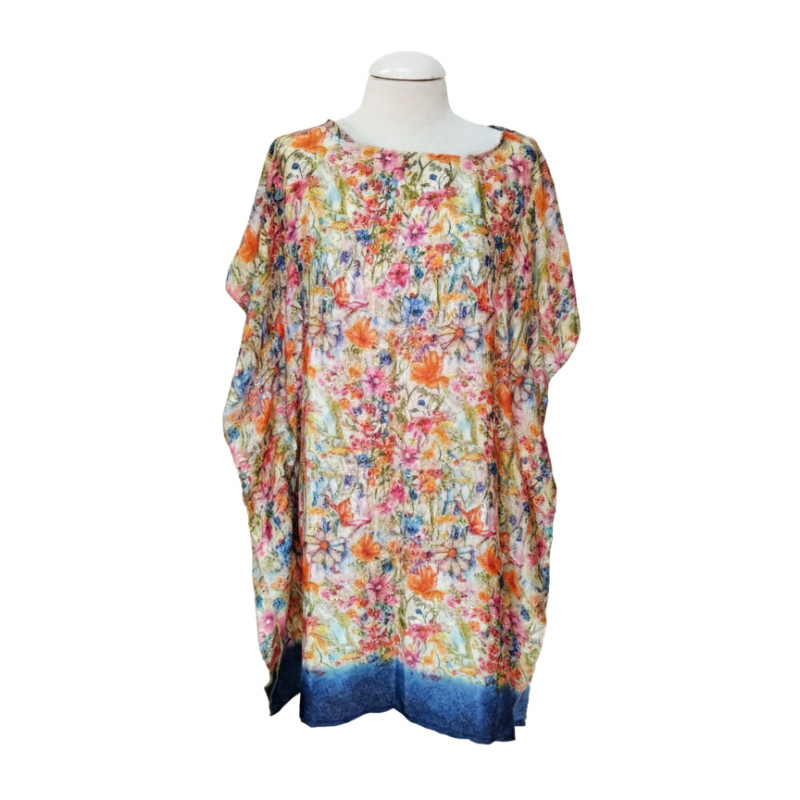 Vestido sari multicolor