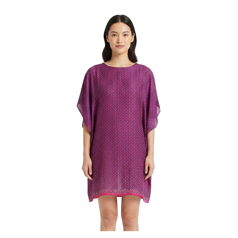 Vestido sari fucsia