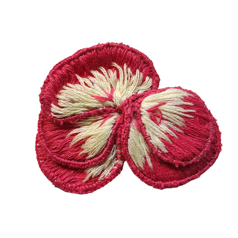 Broches Flor Bordada