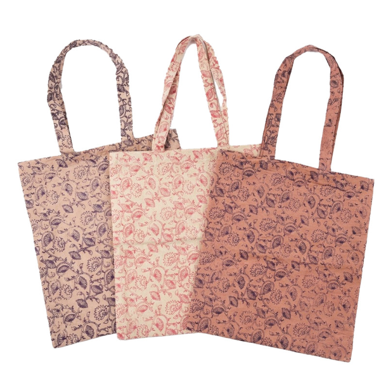 Bolsa estampada flores