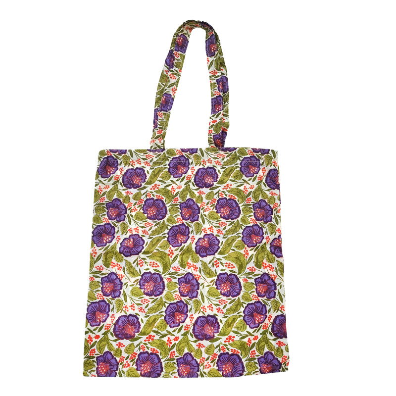 Bolsa algodón estampada