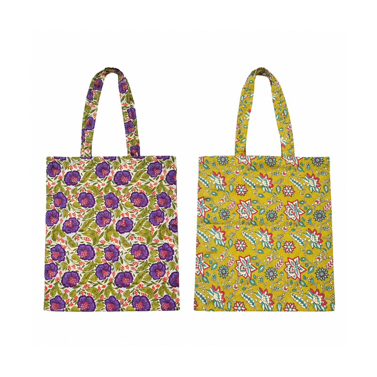 Bolsa algodón estampada