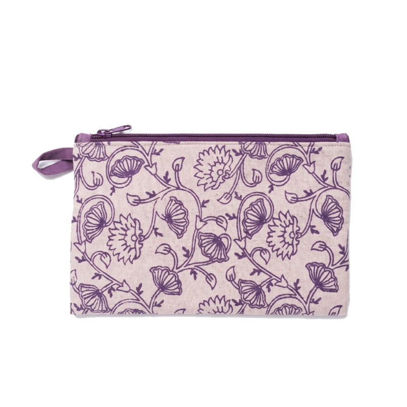 Monedero estampado flores