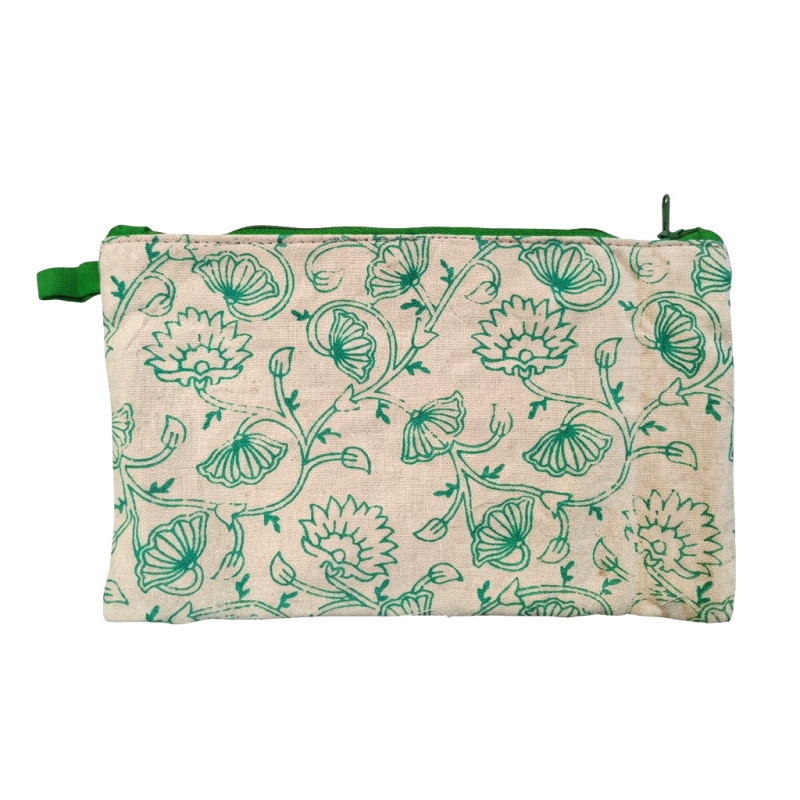 Monedero estampado flores