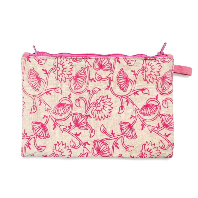 Monedero estampado flores