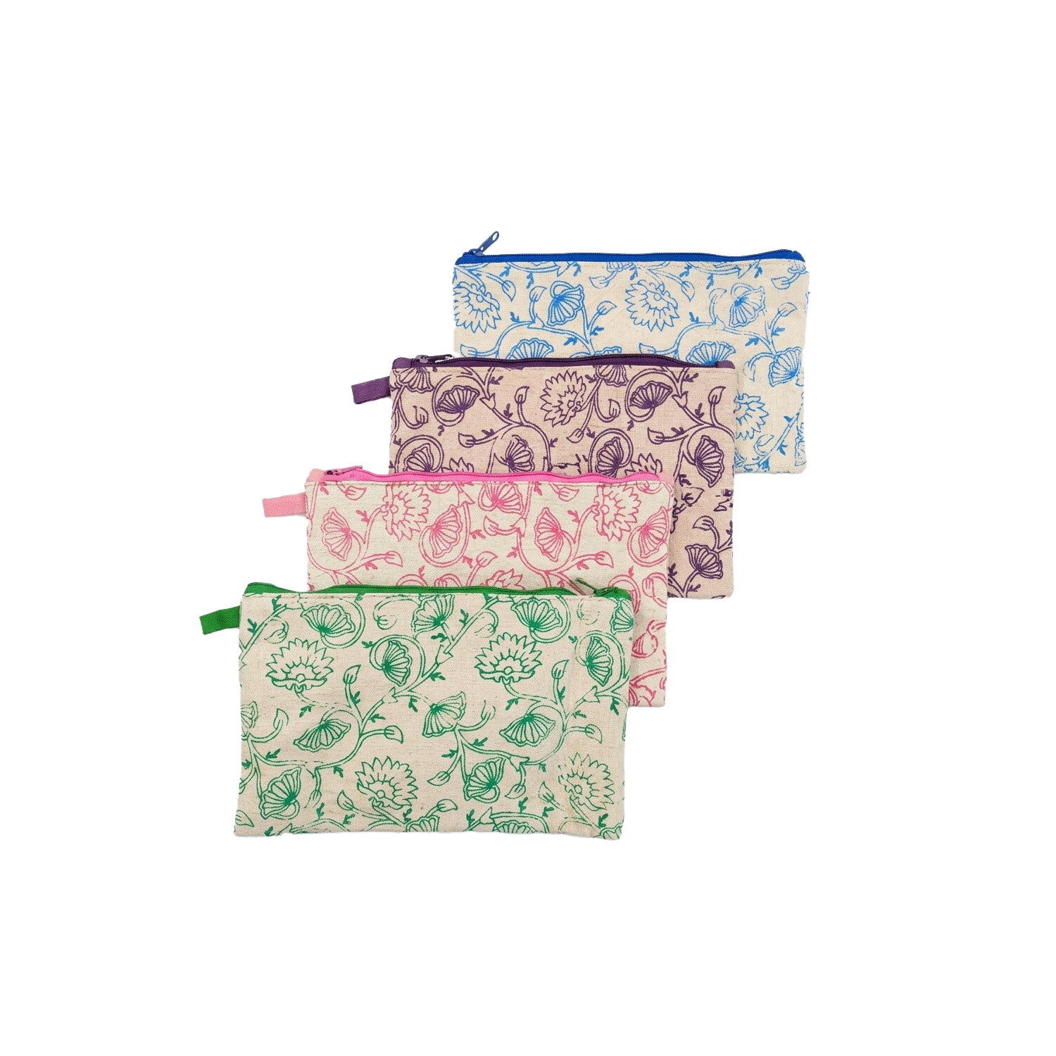 Monedero estampado flores