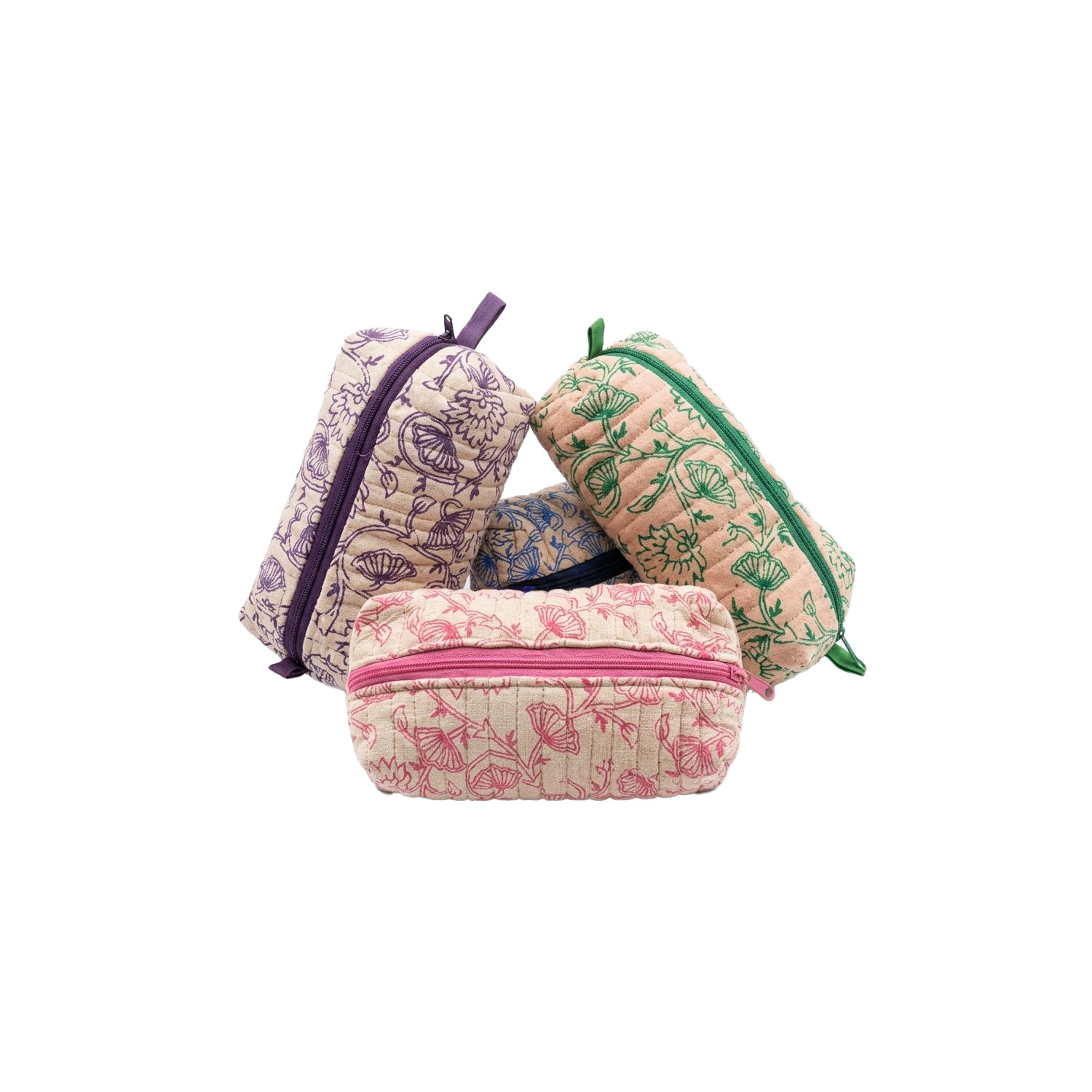 Monedero oval Flores