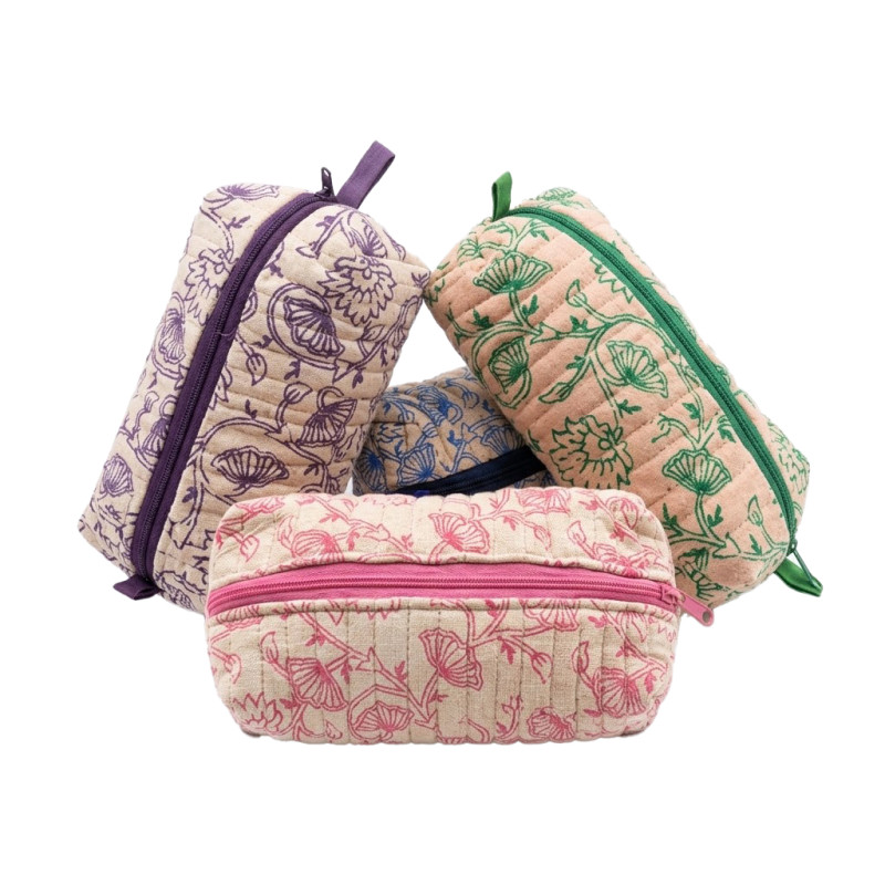 Monedero oval Flores