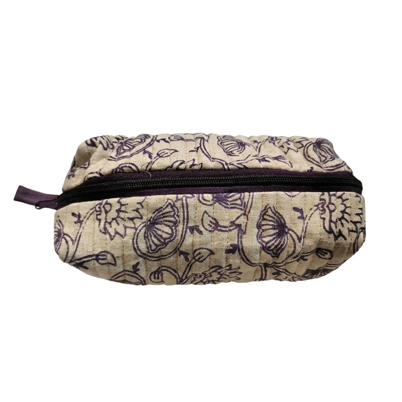 Monedero oval Flores