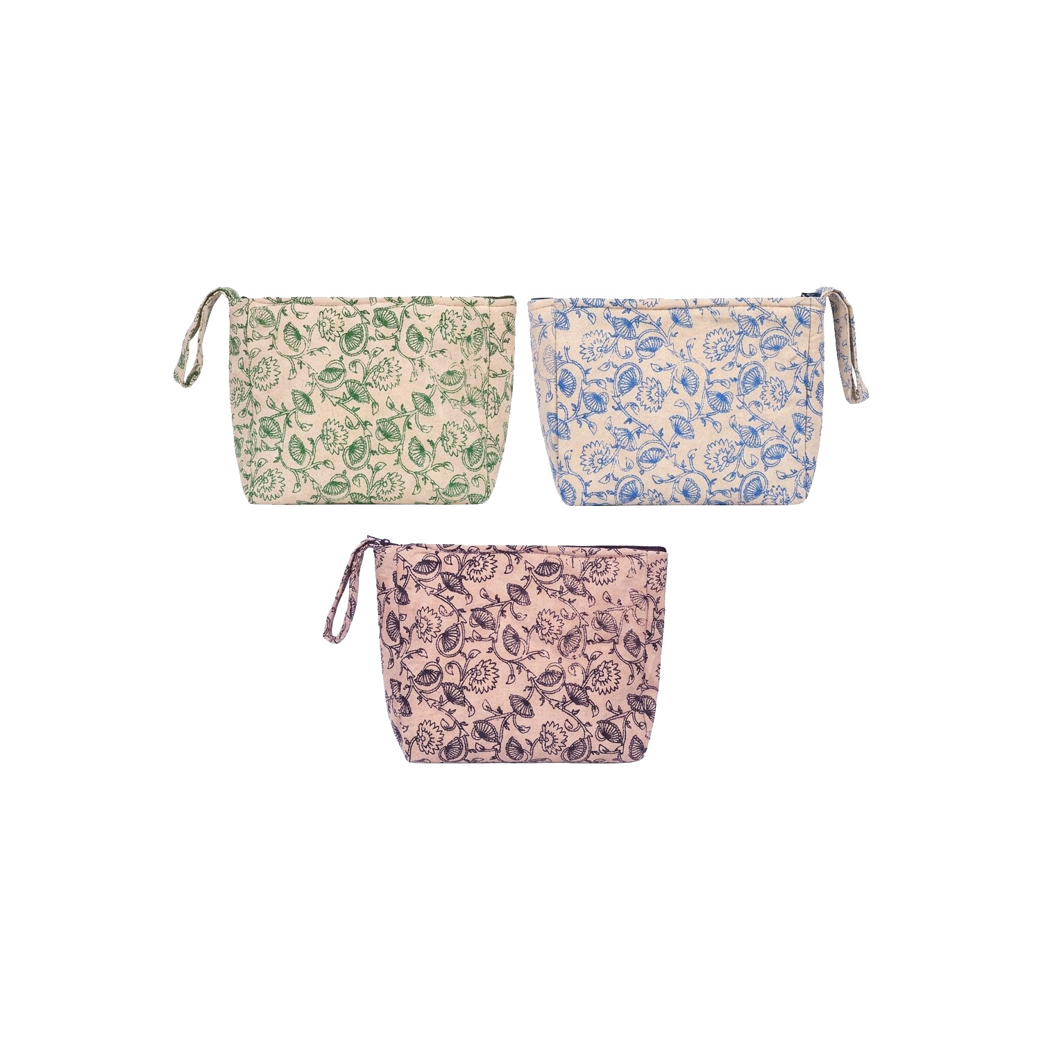 Neceser estampado flores