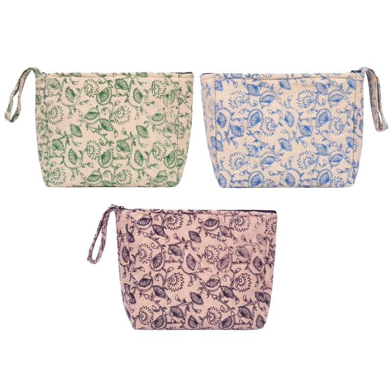 Neceser estampado flores