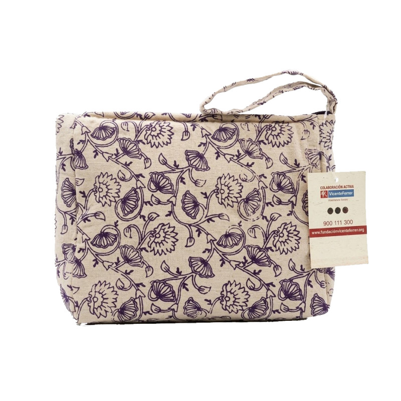 Neceser estampado flores